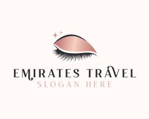 Beauty Cosmetic Lashes logo design