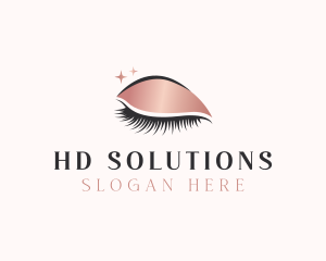 Beauty Cosmetic Lashes logo design