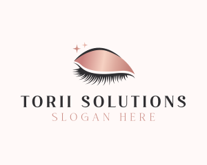 Beauty Cosmetic Lashes logo design