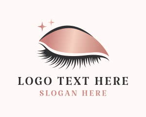 Pretty - Beauty Cosmetic Lashes logo design