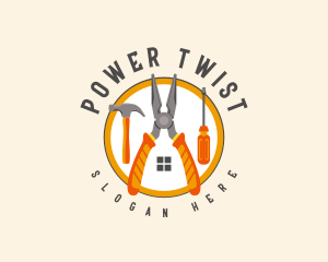 Screwdriver - Screwdriver Pliers Hammer logo design