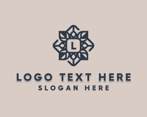 Boutique - Floral Leaf Styling logo design