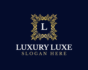 Vintage Ornamental Luxury logo design