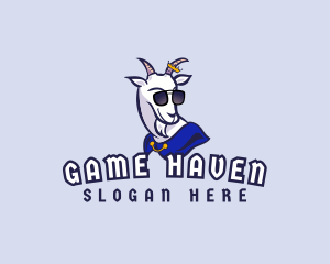 Gamer - Goat King Gamer logo design
