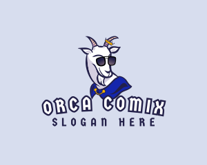 Console - Goat King Gamer logo design