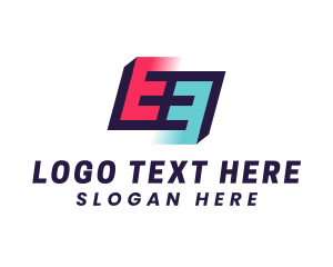 Software - Gaming Tech Letter EE logo design