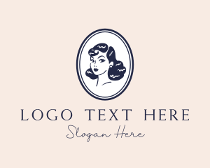 Lady - Beauty Pinup Woman logo design