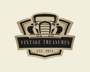 Vintage Car Transportation logo design