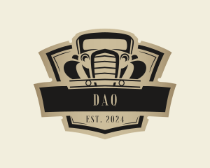 Emblem - Vintage Car Transportation logo design