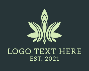 Medicine - Weed Plant Medicine logo design