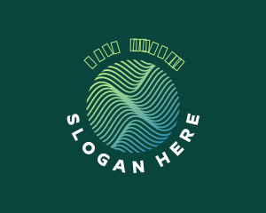 Ocean - Surf Water Wave logo design