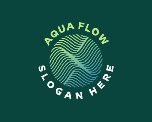 Hydration - Surf Water Wave logo design