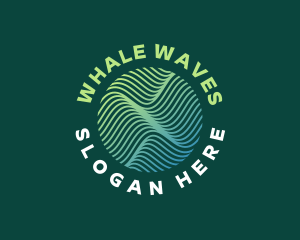 Surf Water Wave logo design