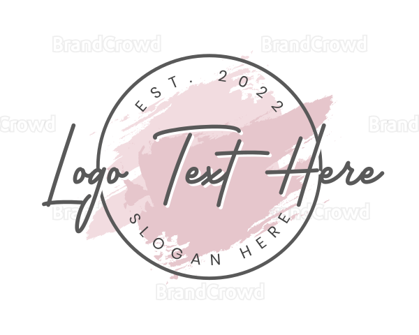 Fashion Boutique Wordmark Logo