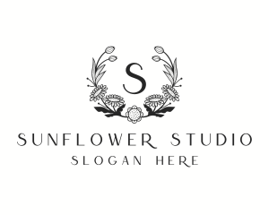 Sunflower - Sunflower Tulip Flower logo design
