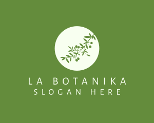 Green Olive Branch Logo