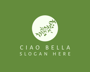 Italian - Green Olive Branch logo design