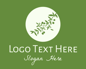 Ecological - Green Olive Branch logo design