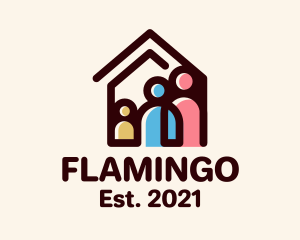 Family - Family Adoption House logo design