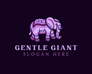 Indian Elephant Animal logo design