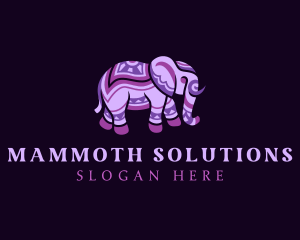 Indian Elephant Animal logo design