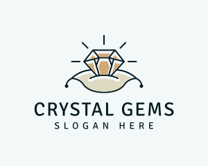 Diamond Pillow Jewelry logo design