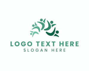 Social - Human People Group logo design