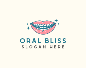 Oral - Dental Teeth Brace logo design