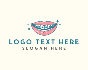Oral - Dental Teeth Brace logo design