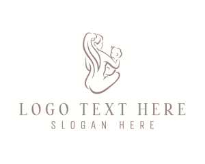 Postnatal - Infant Pediatric Childcare logo design