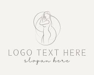 Waxing - Lady Plastic Surgery logo design