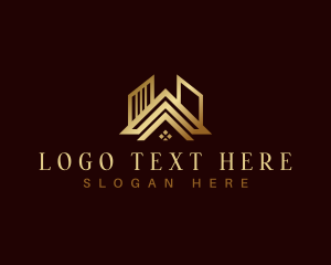 Lease - Luxury Real Estate Architecture logo design