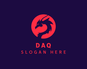 Asian - Oriental Mythical Dragon logo design