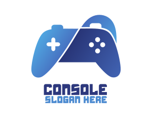 Blue Console Controller logo design