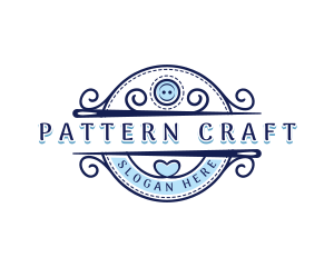 Needle Tailoring Craft  logo design