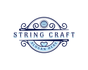 Needle Tailoring Craft  logo design