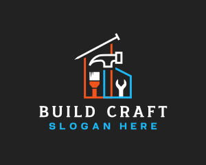 Hammer Building Carpentry logo design