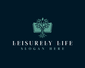 Life Tree Book logo design