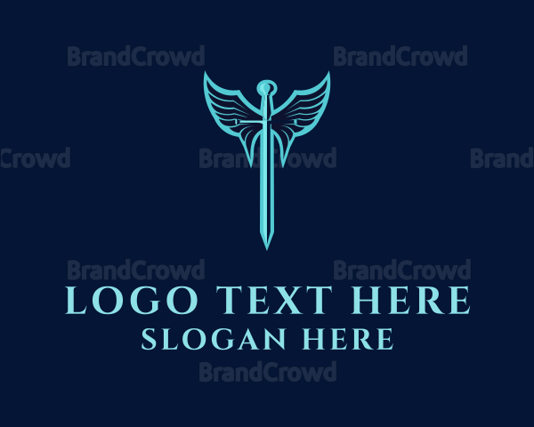 Winged Sword Warrior Logo