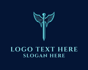 Winged Sword Warrior Logo