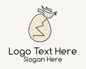 Holy - Holy Egg Dove logo design