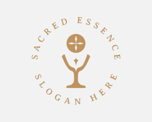 Sacramental - Religion Christian Chalice Letter Y logo design