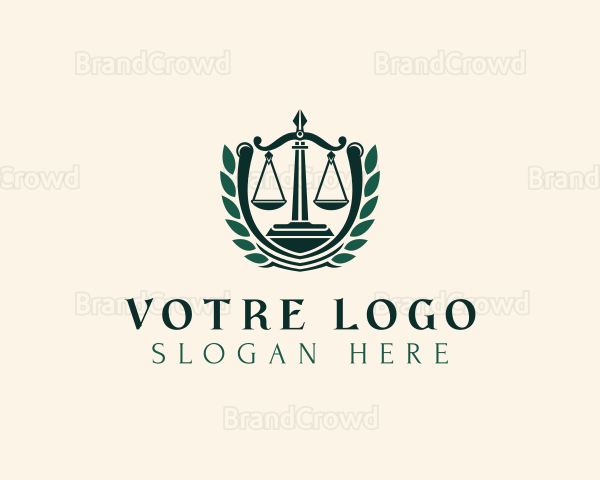 Lawyer Justice Scale Logo