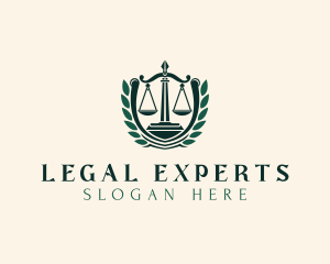 Lawyer - Lawyer Justice Scale logo design