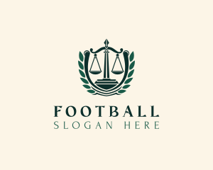 Judicial - Lawyer Justice Scale logo design