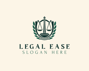 Lawyer - Lawyer Justice Scale logo design