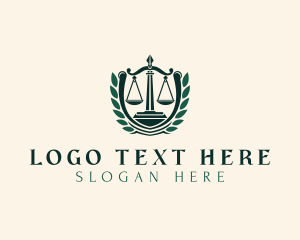 Lawyer Justice Scale Logo