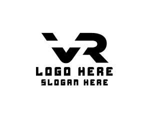 Electronics - Modern Tech VR Gaming logo design