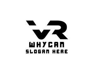 Alphabet - Modern Tech VR Gaming logo design