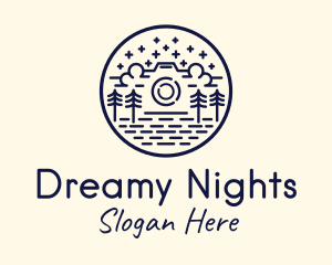 Night Forest Camera logo design